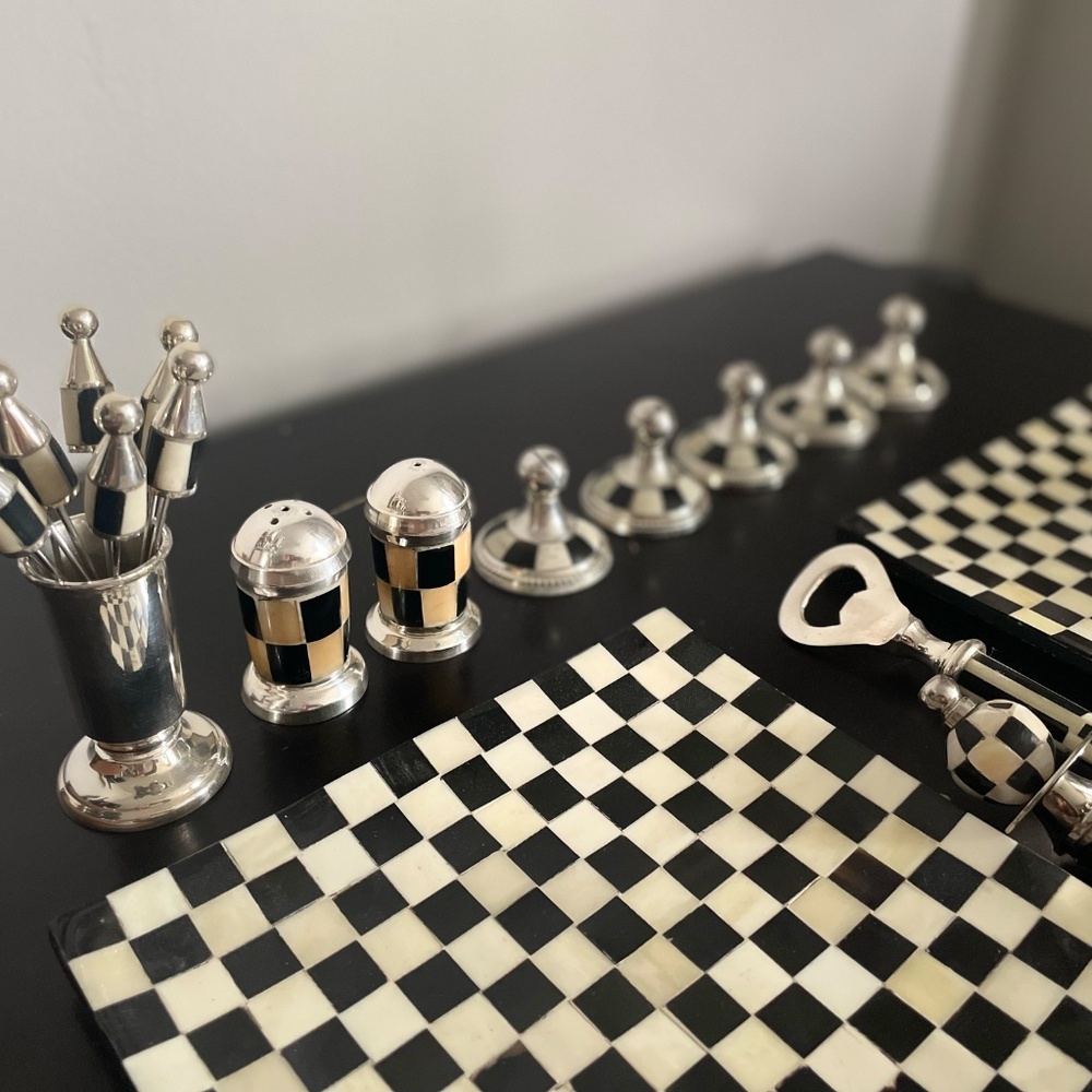 Chessboard Pattern Hors D’Oeuvres Set - Pierre Belvédère